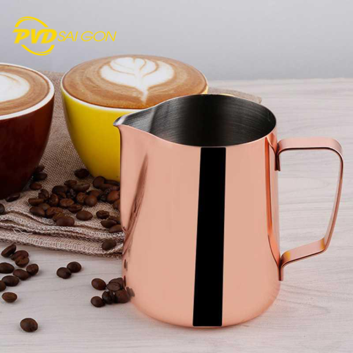 Xi mạ PVD Milk Pitcher – Giải pháp hoàn thiện bề mặt cao cấp cho ca đánh sữa Barista